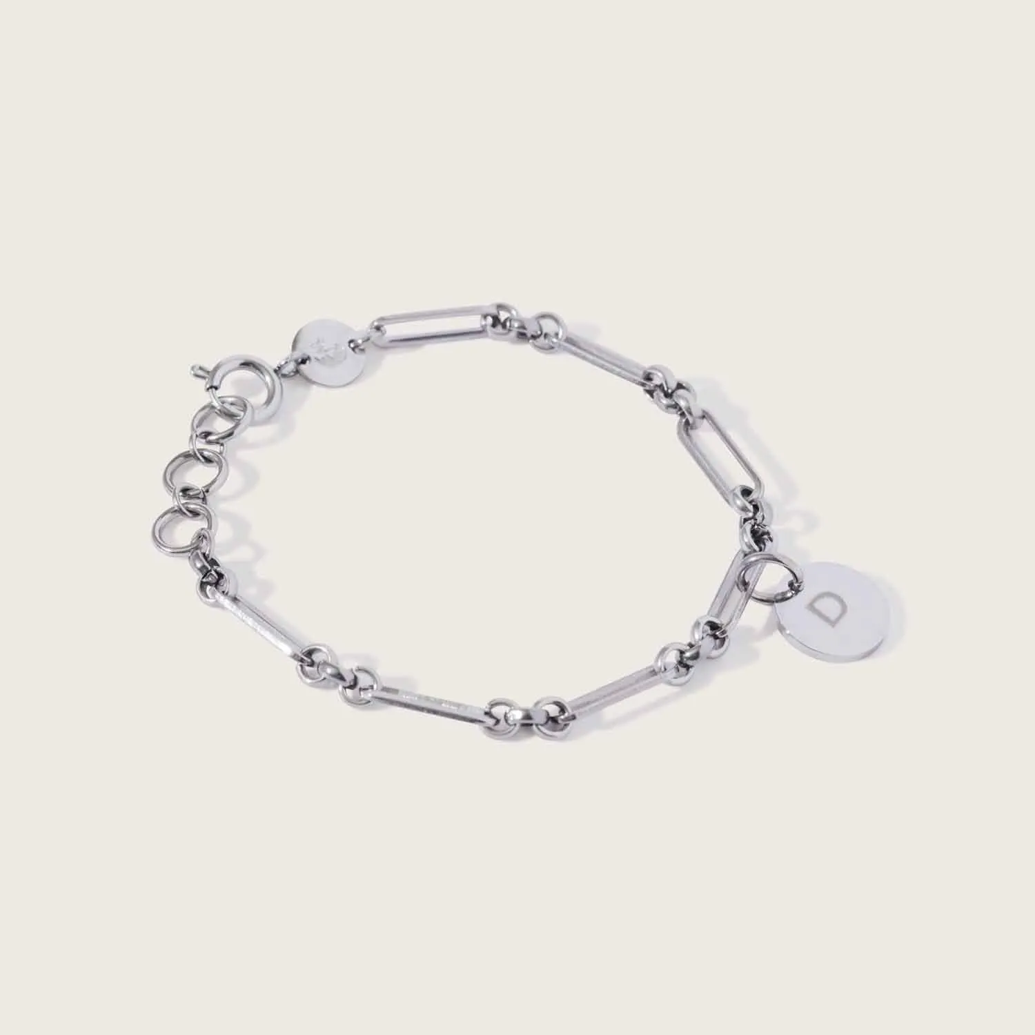 Solar Link Bracelet in Stainless Steel