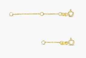 Solid 14k Gold Extension Link