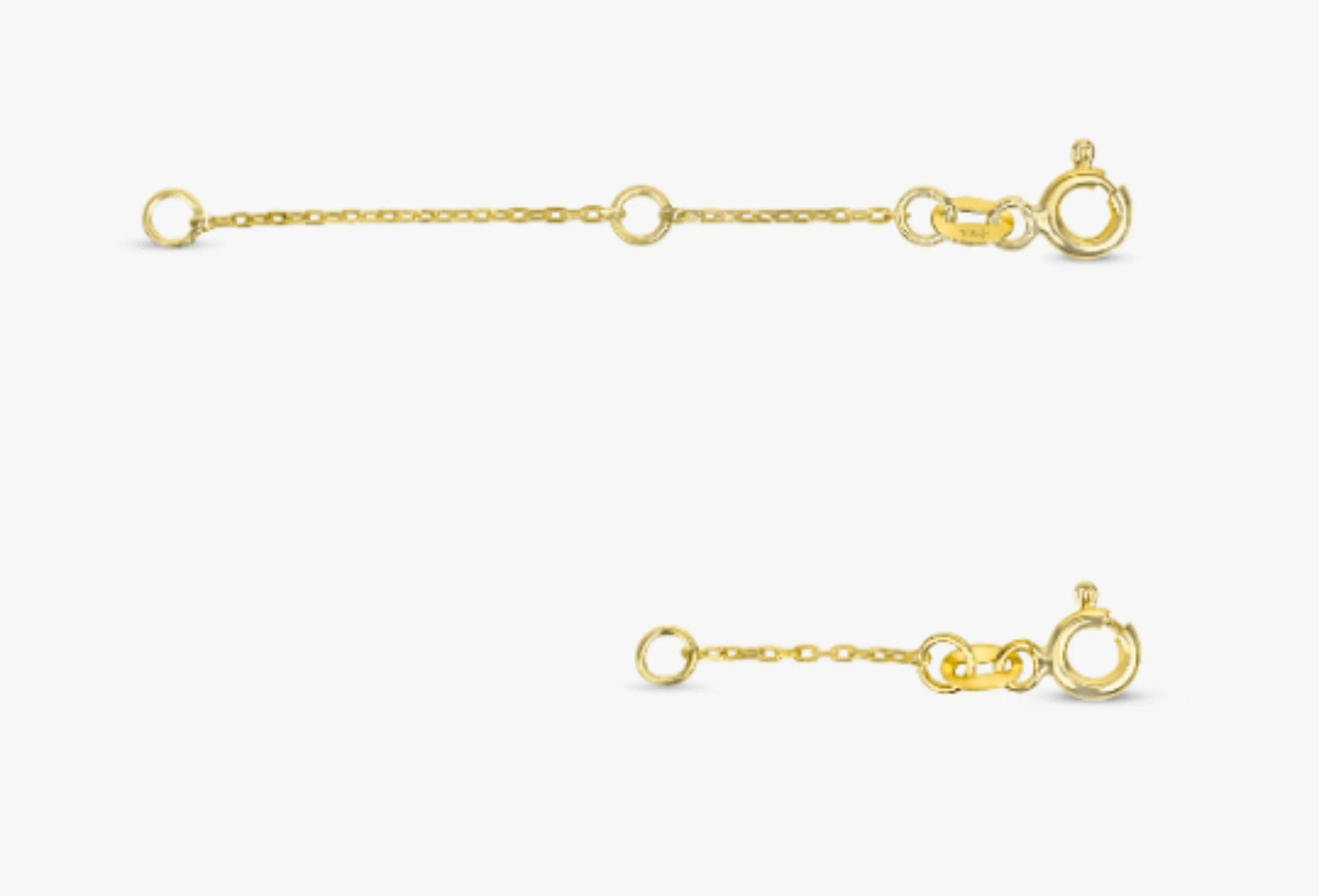 Solid 14k Gold Extension Link