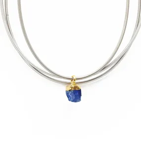 Tanzanite Crystal Charm