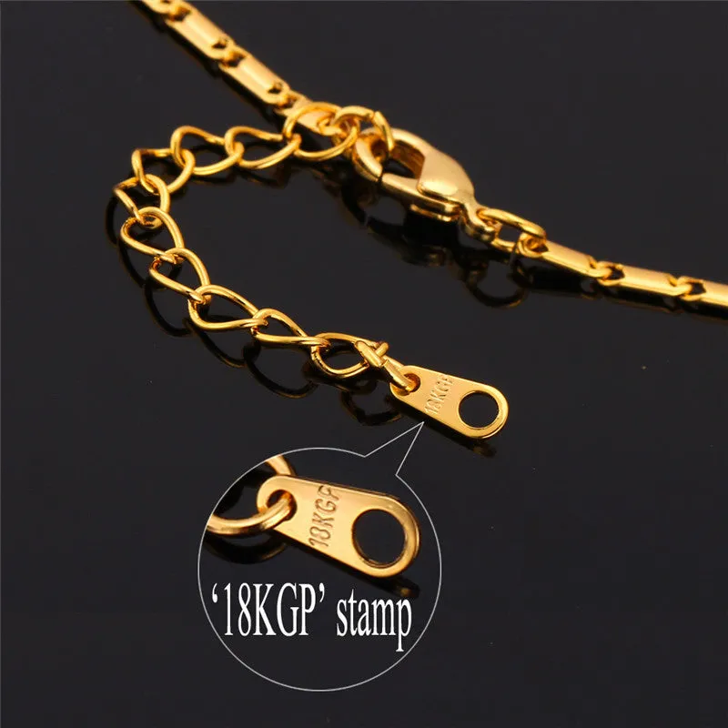 Virgin Mary Necklace New Trendy Yellow Gold Plated Women/Men Jewelry Wholesale Colar Cross Pendant Necklaces