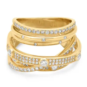 WANDER DIAMOND RING, GOLD