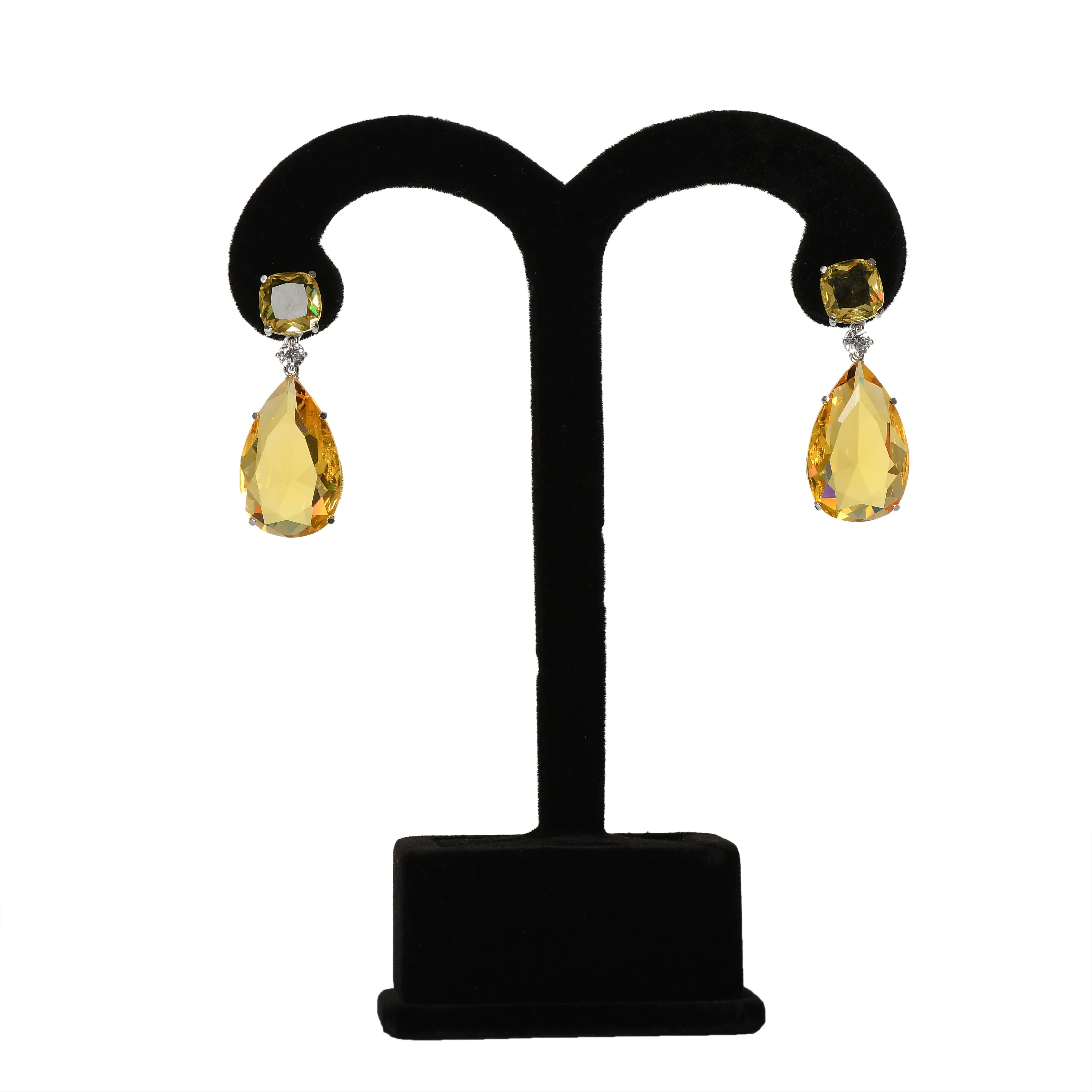 Yellow Sapphire Earrings